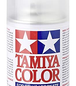 Tamiya America, Inc Polycarbonate PS-55 Flat Clear, Spray 100 ml, TAM86055