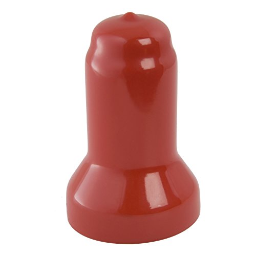 CURT 41355 Red Rubber Switch Ball Cover, Fits 1-1/8-Inch Neck, 1-In Threaded Shank