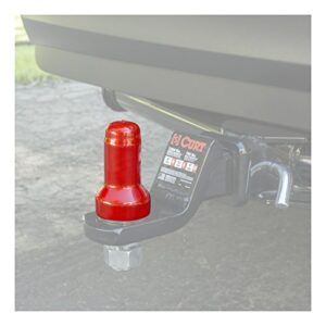 CURT 41355 Red Rubber Switch Ball Cover, Fits 1-1/8-Inch Neck, 1-In Threaded Shank