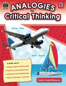 analogies for critical thinking, grades 1–2 from teacher created resources