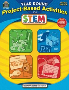 teacher created resources prek project-based stem book printed book (year round project based activities for stem)