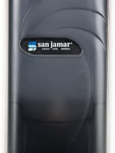 San Jamar S890TBK Oceans Universal Liquid Soap Dispenser, 4 1/2 x 4 3/8 x 10 1/2, 800mL, Black