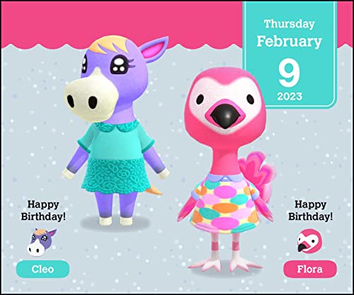 Animal Crossing: New Horizons 2023 Day-to-Day Calendar