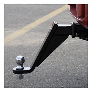 CURT 45290 Chrome Class 3 Trailer Hitch Ball Mount, Fits 2-Inch Receiver, 7,500 lbs, 1-Inch Hole, 2-In Drop, 3/4-Inch Rise