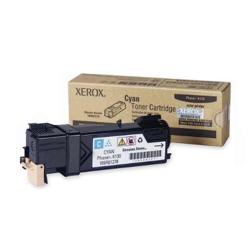 Xerox Phaser 6130 Cyan Standard Capacity Toner Cartridge (1,900 Pages) - 106R01278