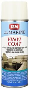 sem m25063 ranger white marine vinyl coat – 12 oz.