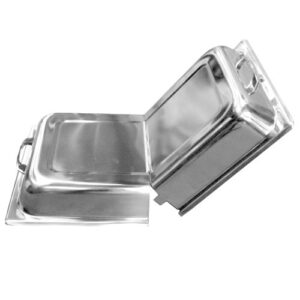 thunder group stainless steel hinged dome cover 3 x 21.25 x 13 inch