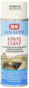 sem m25093 sea ray mystic white marine vinyl coat – 12 oz. package may vary