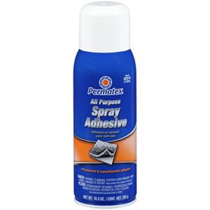 permatex 82019-12pk all purpose spray adhesive, 10.5 oz. net aerosol can (pack of 12)