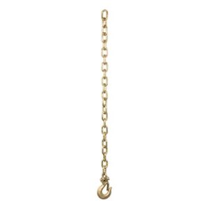 CURT 80304 35-Inch Trailer Safety Chain with 5/16-In Clevis Snap Hook, 18,800 lbs Break Strength