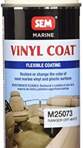 SEM M25073 Ranger Off-White Marine Vinyl Coat - 12 oz.