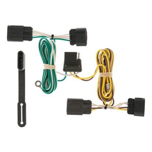 curt 56094 vehicle-side custom 4-pin trailer wiring harness, fits select chevrolet equinox, gmc terrain