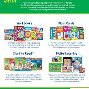 School Zone - Connect the Dots Workbook - 32 Pages, Ages 3 to 5, Preschool, Kindergarten, Dot-to-Dots, Counting, Number Puzzles, Numbers 1-10, Coloring, and More (School Zone Get Ready!™ Book Series)