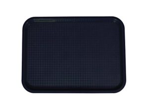 update international fft-1014bk fast food tray black, 10 x 14 in, polypropylene (recyclable plastic)