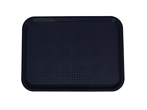 Update International FFT-1418BK Fast Food Tray Black, 14 x 18 in, Polypropylene (Recyclable Plastic)