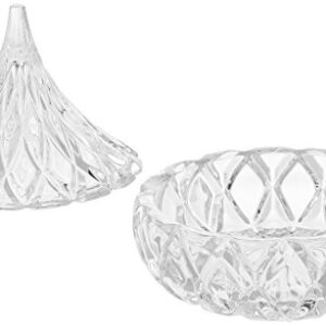 Godinger Crystal Famous Hersheys Kiss Crystal Candy Dish