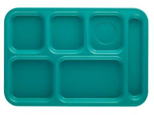 cambro (ps1014414) 10″ x 14-1/2″ penny-saver school compartment tray [case of 24]