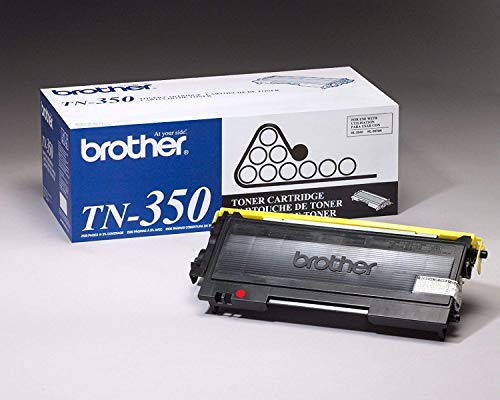 Brother Genuine Black Toner Cartridge, TN350, Replacement Black Toner, Page Yield Up To 2,500 Pages