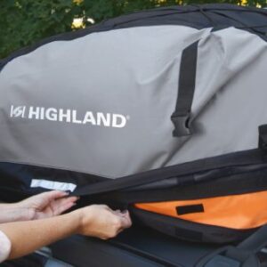 Highland 1039800 Black/Gray 10-15 cu.ft. Expandable Car Top Bag