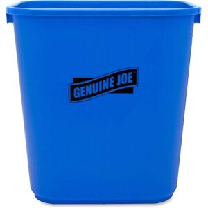 genuine joe 28-1/2qt recycle wastebasket