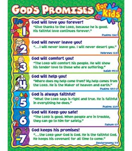 carson dellosa christian god’s promises for kids chart (6363)