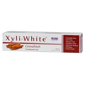 now xyliwhite cinnafresh toothpaste gel 6.4 ounce (pack of 2)