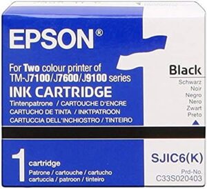 epson sjic6 black ink cartridge (c33s020403)