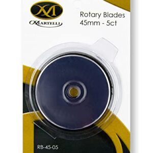 Martelli Rotary Cutter Blades (45mm, 5 Blades)