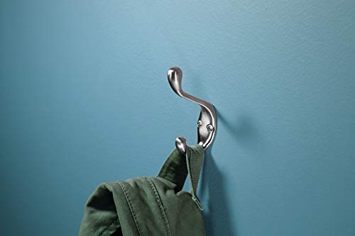 Liberty B42302Q-SN-C5 Heavy Duty Coat and Hat Hook, 3-inch, Matte Nickel