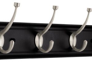 Liberty 129852 Four Hook 27-inch Wide Hat and Coat Rail/Rack