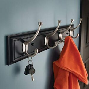 Liberty 129852 Four Hook 27-inch Wide Hat and Coat Rail/Rack