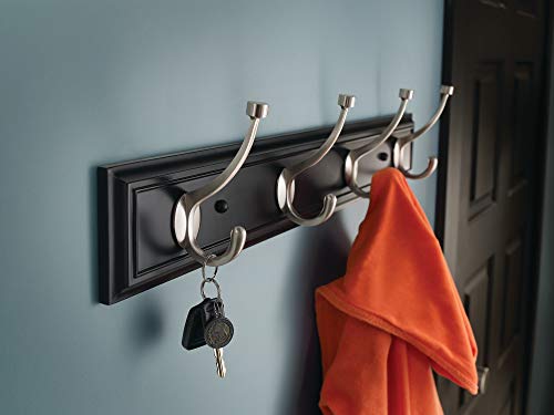 Liberty 129852 Four Hook 27-inch Wide Hat and Coat Rail/Rack