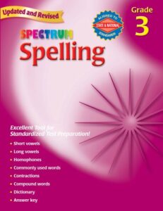 spectrum spelling, grade 3
