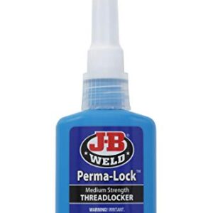 J-B Weld 24236 Perma-Lock Medium Strength Threadlocker - Blue - 36 ml