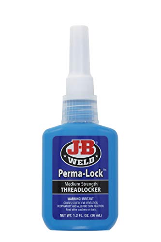 J-B Weld 24236 Perma-Lock Medium Strength Threadlocker - Blue - 36 ml