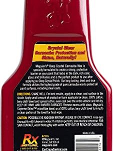 Meguiars A2216 16 oz. Deep Crystal System Carnauba Liquid Wax - 2 Pack