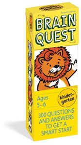 brain quest kindergarten q&a cards, revised 4th edition: 300 questions and answers to get a smart start (brain quest decks)