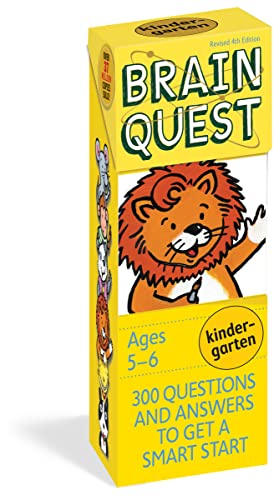 Brain Quest Kindergarten Q&A Cards, Revised 4th Edition: 300 Questions and Answers to Get a Smart Start (Brain Quest Decks)