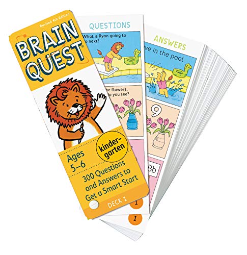 Brain Quest Kindergarten Q&A Cards, Revised 4th Edition: 300 Questions and Answers to Get a Smart Start (Brain Quest Decks)