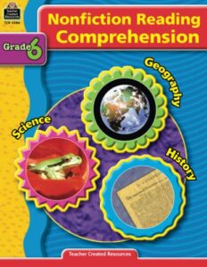 teacher created resources nonfiction reading comprehension, grade 6