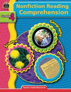 teacher created resources nonfiction reading comprehension, grade 4