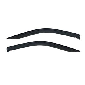 westin wade 72-37470 smoke tint slim wind deflector – 2 piece