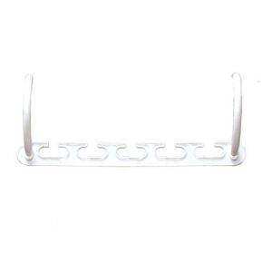 Wonder Hanger – Pack of 8 in White, Magical Cascading Hangers, Space Saving Solution for Your Closet