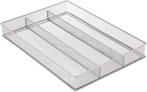 copco 2555-7872 large mesh 3-part in-drawer utensil organizer, 16.1 x 11.5-inch