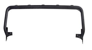 rugged ridge 11232.21 light bar, windshield mounted, textured black; 07-18 wrangler jk