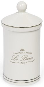 kassatex le bain collection bathroom accessories – cotton jar