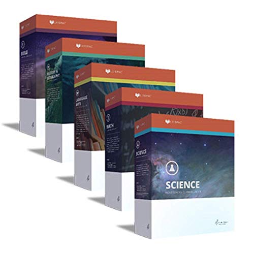 Alpha Omega Publications Lifepac 5 Subject Complete Set Grade 8