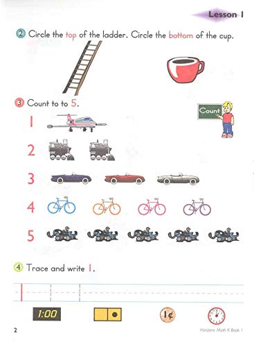 Horizons Kindergarten Math Student Book 1 (Lifepac)