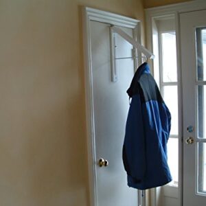 InstaHanger Closet Organizer, The Original Folding Drying Rack, Wall Mount, Includes "Over Door Bracket" For 1 3/8" Thick Doors Only