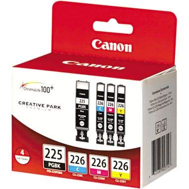 Canon PGI225/CLI226 Color Multi Pack Compatible to iP4820, MG5220, MG5120, MG6120, MG8120, MX882, iX6520, iP4920, MG5320, MG6220, MG8220, MX892